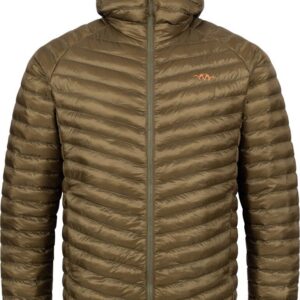 Középhosszú, téli vadászati dzseki könnyű, packable izolációval és szélálló anyaggal, ideális vadászoknak és outdoor rajongóknak, megbízható hideg időben.