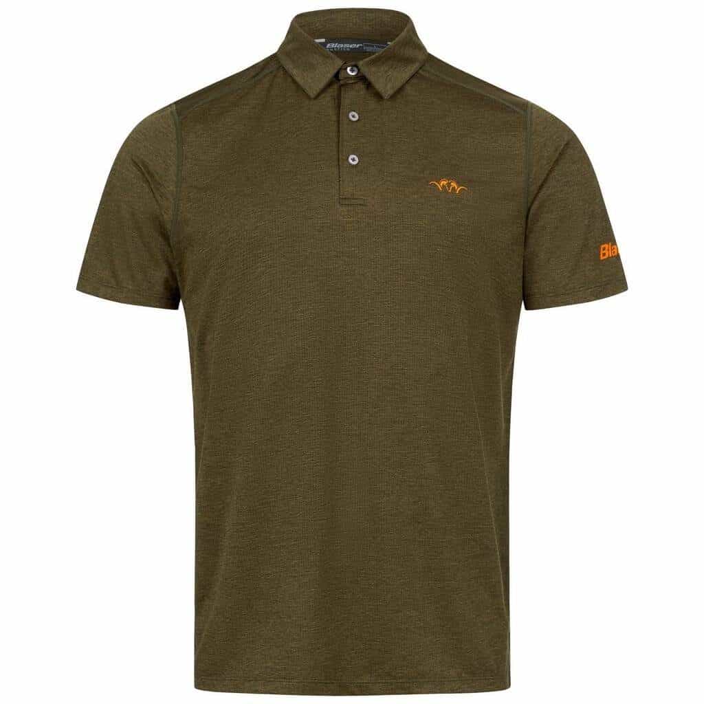 Oliva zöld vadászkerti póló, kényelmes és strapabíró anyagból, vadász és természetkedvelők számára, emblémázási lehetőséggel, ideális outdoor tevékenységekhez.