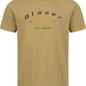 Szabadtéri sport és vadászat témájú férfi bélelt pamut póló, világos homok színben, feliratos design, Weigl Vadászbolt, vadászkiegészítők, outdoor ruházat, minőség és stílus.