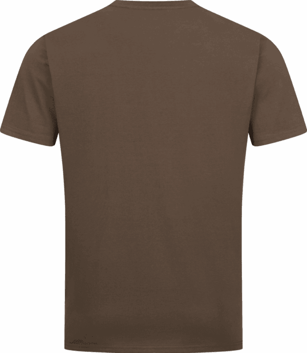 Elegáns barna férfi póló, alkalmi és mindennapi viselethez, kiváló minőségű pamutanyagból, strapabíró és kényelmes.