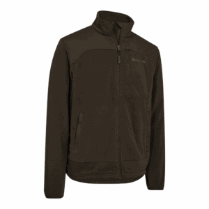 Sötét barna vadászati softshell kabát, funkcionális és időjárásálló, kiváló minőségű outdoor ruha, vadászbolt Weigl.