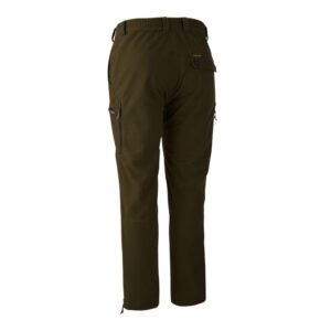 Négyszögletes zöld vadászíró nadrág, többzsebes, tartós outdoor vadászkiegészítő mindennapi használatra.