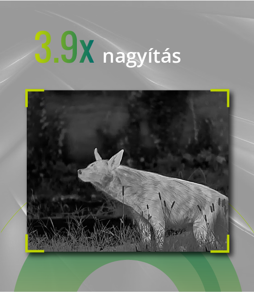 A Pixfra Sirius Hőkamera Keresőt&aacute;vcső 3.9-szeres nagy&iacute;t&aacute;ssal rendelkezik. www.weigl.hu