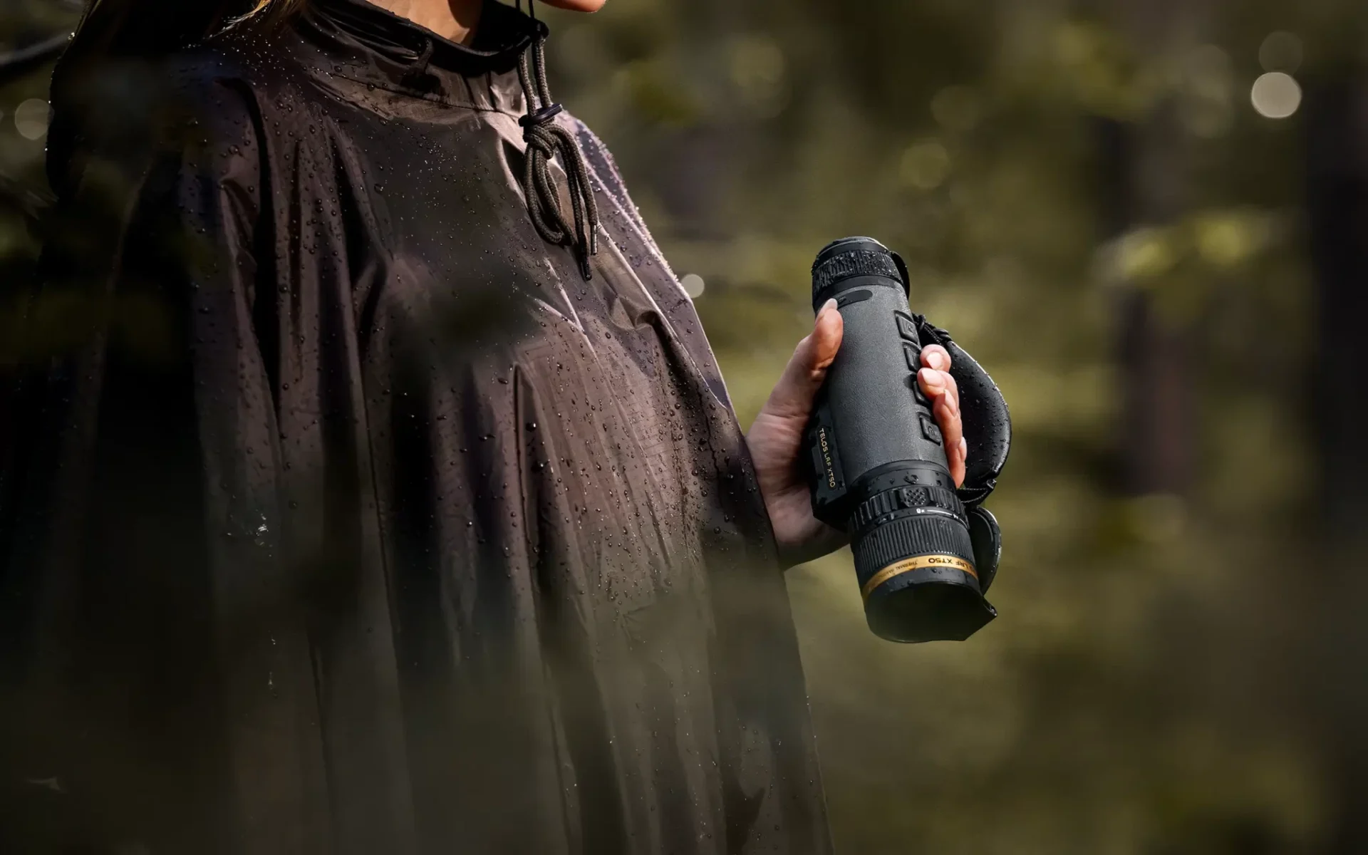 Ergonomikus, csúszásmentes gumibevonatú ház – Telos LRF XT50