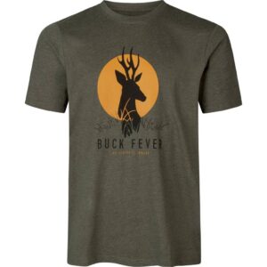 Deer silhouette t-shirt with sunset design for hunting enthusiasts, buck fever, outdoor apparel, hunting gear, nature lover gift, hunters clothing, wildlife print, hunting souvenir, hunting accessories, outdoor clothing.