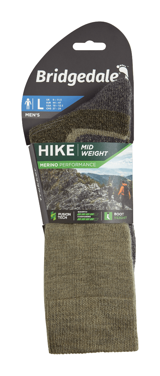 Bridgedale Trekker Hike Merino Enduance Midweight Boot Zokni - Image 3
